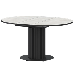 Стол раздвижной Амур Обеденные столы в пластике Амур 1000+300 (Н-3783) Лофт/Черный муар