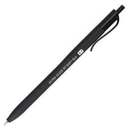Ручка шариковая масляная автоматическая BRAUBERG "Extra Glide RT SOFT BLK", СИНЯЯ, игольчатый наконечник 0,7 мм, линия 0,5 мм, 144261 Ручка шариковая масляная автоматическая BRAUBERG "Extra Glide RT SOFT BLK", СИНЯЯ, игольчатый наконечник 0,7 мм, линия 0,5 мм, 144261