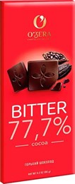 Шоколад  "O'Zera" горький Bitter, 90 г Шоколад  "O'Zera" горький Bitter, 90 г