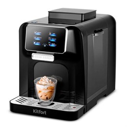 Кофемашина KITFORT КТ-7424, 1480 Вт, объем 1,5 л, для зерен 200 г, черная