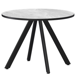 Стол нераздвижной Байкал Мини Обеденные столы в пластике Байкал 900 (Н-3820) Лавант/Черный муар