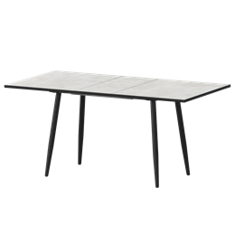 Стол раздвижной Бетта Обеденные столы в пластике Бетта 1100+300 Лофт/Черный муар