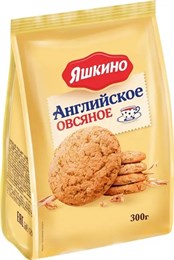 Печенье овсяное ЯШКИНО «Английское» 300 г