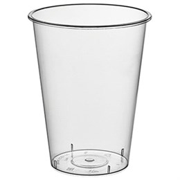 Стакан одноразовый 375 мл, пластиковый, матовый, Bubble Cup, СВЕРХПЛОТНЫЙ, ВЗЛП, 1020П