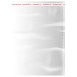 Пакеты БОПП с клеевым клапаном, КОМПЛЕКТ 100 штук, 10х10 + 4 см, 25 мкм, с усиленным швом, BRAUBERG, 700404