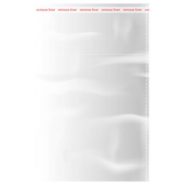 Пакеты БОПП с клеевым клапаном КОМПЛЕКТ 100 штук, 15х20 + 4 см, 25 мкм, с усиленным швом, BRAUBERG, 700406