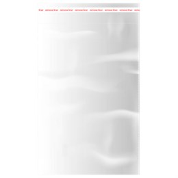 Пакеты БОПП с клеевым клапаном, КОМПЛЕКТ 100 штук, 20х30 + 4 см, 30 мкм, с усиленным швом, BRAUBERG, 700408