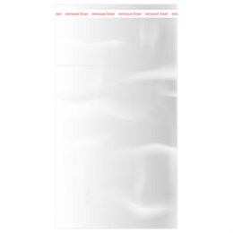 Пакеты БОПП с клеевым клапаном, КОМПЛЕКТ 100 штук, 6х8 + 3 см, 25 мкм, BRAUBERG, 700414