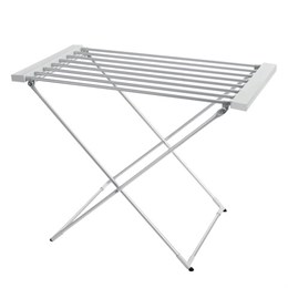 Сушилка для белья электрическая, напольная, раскладная, алюминиевая, нагрев 60 °С, LAIMA HOME, 700977