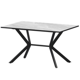 Стол нераздвижной Сириус Обеденные столы в пластике Сириус 1200 (Н-3825) Лавант/Черный муар