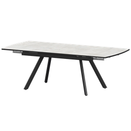 Стол раздвижной Фаворит Обеденные столы в пластике Фаворит 1400+300 (Н-3791) Лофт/Черный муар