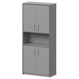 Шкаф с нишей Арго А-312 Серый