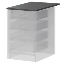 Крышка к приставным тумбам Арго А-707 Антрацит