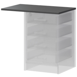 Крышка к приставным тумбам Арго А-705 Антрацит