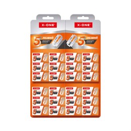 Сменные лезвия из нержавеющей стали для безопасных бритв, 5 штук, Х-ONE (ИКС-УАН), 700038