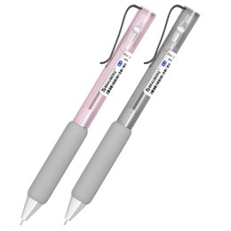 Ручка шариковая автоматическая С УЛЬТРАМЯГКИМ ГРИПОМ BRAUBERG " MAXI SOFT", СИНЯЯ, пишущий узел 0,5 мм, линия письма 0,35 мм, 144466