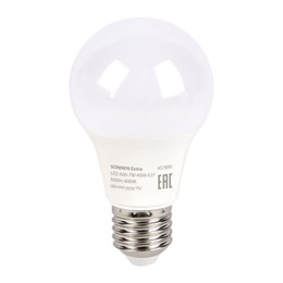 Лампа светодиодная SONNEN EXTRA, 7 (60) Вт, Е27, груша, нейтральный белый, 30000 ч, LED A60-7W-4000-Е27, 457890