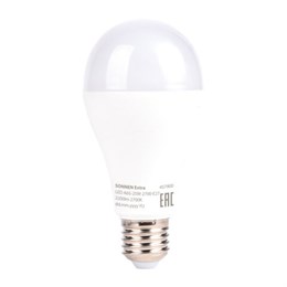 Лампа светодиодная SONNEN EXTRA, 25 (200) Вт, Е27, груша, теплый белый, 30000 часов, LED A65-25W-2700-Е27, 457900