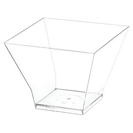 Креманка одноразовая 200 мл, пластиковая, "Средняя пагода", прозрачная, ВЗЛП, 5008П