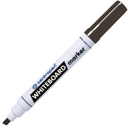 Маркер стираемый для белой доски ЧЕРНЫЙ CENTROPEN "Dry-Wipe", 8569, наконечник 1-4,5 мм, ш/к 15614, 585690112