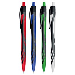 Ручка шариковая автоматическая BRAUBERG "ULTRA COLOR CLASSIC", корпус ассорти, СИНЯЯ, пишущий узел 0,7 мм, линия письма 0,35 мм, 144498