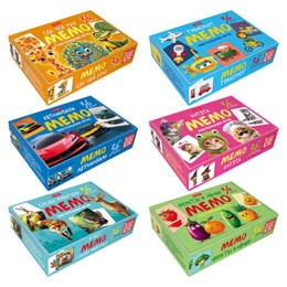 Игра настольная МЕМО 36 карточек, АССОРТИ, HATBER, 36ИнМ