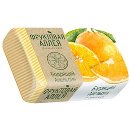 Мыло туалетное 90г ФРУКТОВАЯ АЛЛЕЯ "Апельсин", ш/к 04041, 521-2