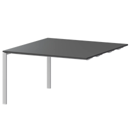 Модуль стола переговорного Арго-М АМЭ-002.123 Антрацит/Белый