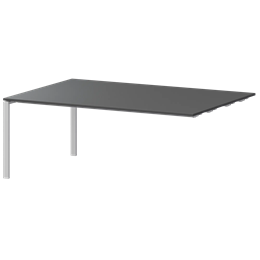 Модуль стола переговорного Арго-М АМЭ-005.123 Антрацит/Белый