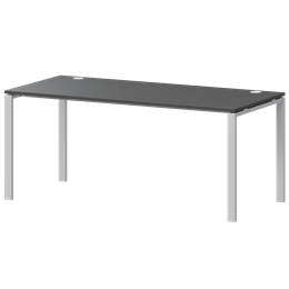 Стол на металлокаркасе Арго-М АМ-004 Антрацит/Белый