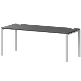 Стол на металлокаркасе Арго-М АМ-005 Антрацит/Белый