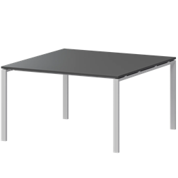 Стол переговорный на металлокаркасе Арго-М АМП-002.123 Антрацит/Белый