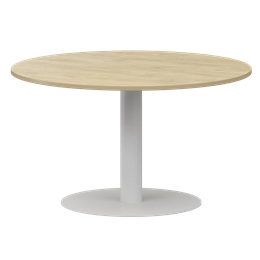 Стол переговорный Аргентум-МП НТМ-D120 Баттл Рок/Белый