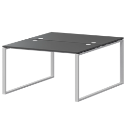 Бенч двойной на 2 рабочих места Арго-М АМБ.О-002.60 Антрацит/Белый
