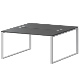 Бенч двойной на 2 рабочих места Арго-М АМБ.О-003.60 Антрацит/Белый