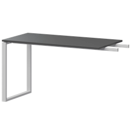 Бриф-приставка на металлокаркасе Арго-М АМ.О-120.60 Антрацит/Белый