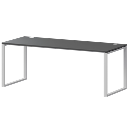 Стол на металлокаркасе Арго-М АМ.О-005 Антрацит/Белый