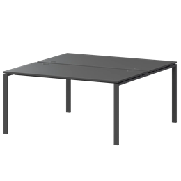 Бенч двойной на 2 рабочих места Арго-М АМБ-003 Антрацит/Антрацит