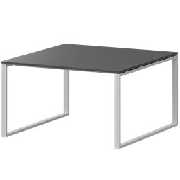 Стол переговорный на металлокаркасе Арго-М АМП.О-002.123 Антрацит/Белый