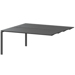 Модуль двойной на 2 рабочих места Арго-М АМБЭ-004 Антрацит/Антрацит