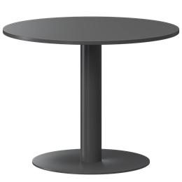 Стол круглый Арго-М АМ-ДУ90 Антрацит/Антрацит