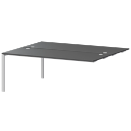 Модуль двойной на 2 рабочих места Арго-М АМБЭ-005 Антрацит/Белый