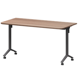 Стол мобильный складной радиусный Моби МБ22-140.70Р Темный шимо/Антрацит