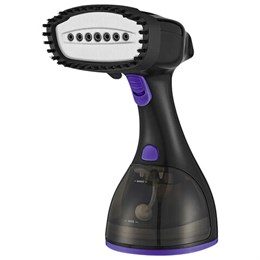 Отпариватель ручной KITFORT КТ-9121-1, 1500 Вт, пар 25 г/мин, резервуар 0,3 л, 2 режима, черно-фиолетовый