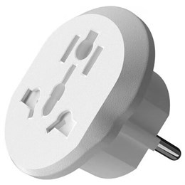 Адаптер сетевой универсальный RED LINE 16А BS-01 (UK/KR/JP/EU), белый, УТ000032912