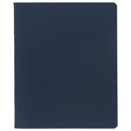 Тетрадь А5 96 л., HATBER, скоба, клетка, Soft-touch ламинация, SoloMatte "Сапфир", 092748, 96Т5лВ1