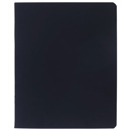 Тетрадь А5 96 л., HATBER, скоба, клетка, Soft-touch ламинация, SoloMatte "Черный бархат", 092746, 96Т5лВ1