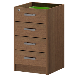 Каркас тумбы приставной Арго АТ2-05 Орех гварнери