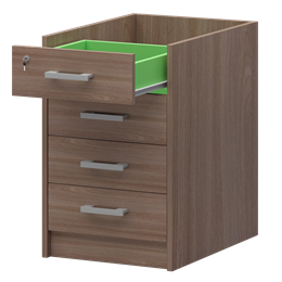 Каркас тумбы приставной Арго АТ2-07 Темный шимо