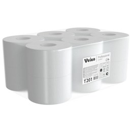 Бумага туалетная 200 м, VEIRO Professional (Система T2), КОМПЛЕКТ 12 шт., COMFORT, T201